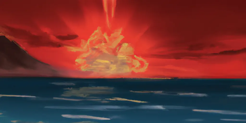 Ill. 2 - Tactical explosion over the sea